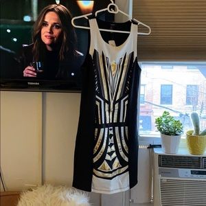 Forever 21 Art Deco Bodycon Dress
